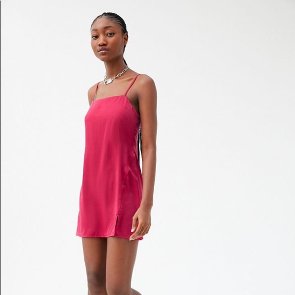 Urban Outfitters Red Slip Dress